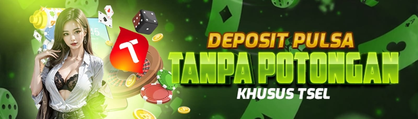 DEPOSIT PULSA TANPA POTONGAN